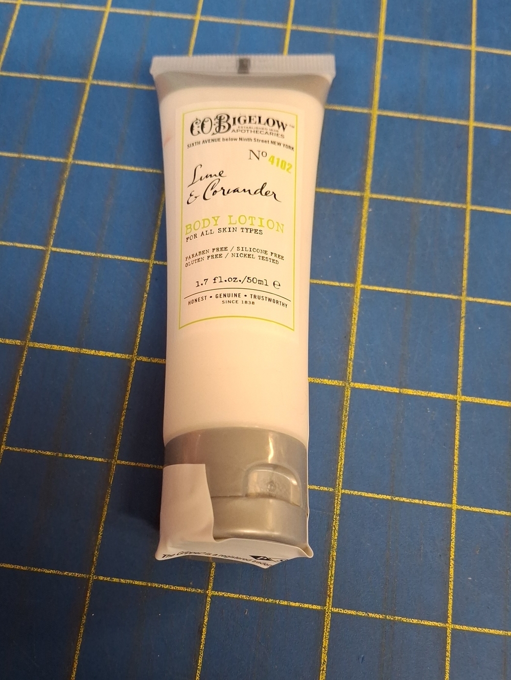 C.O. Bigelow Lime & Coriander Body Lotion 50ml Tube New
